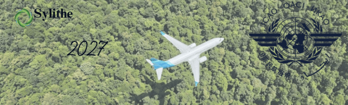 Commercial aircraft on international route subject to CORSIA carbon offsetting requirements from 2027