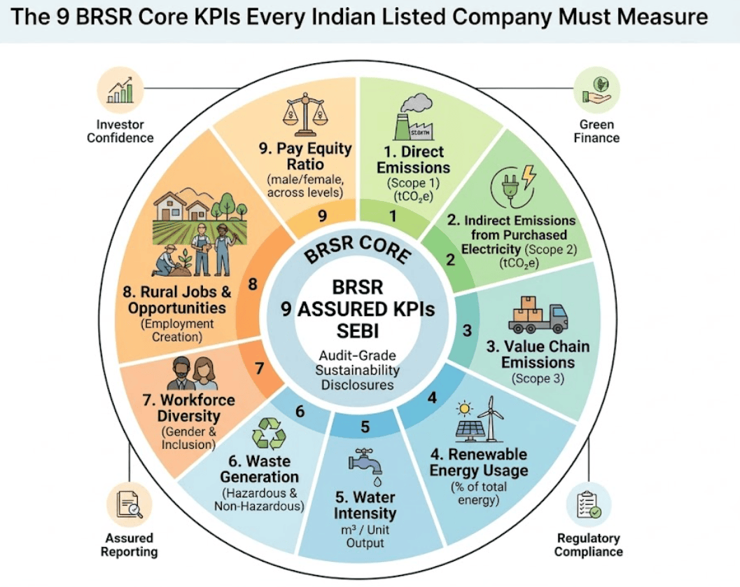 The 9 BRSR Core KPIs