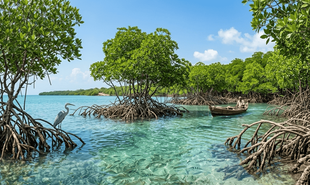 Blue Carbon in India: The Economics of Mangrove and Seagrass Restoration on the East and West Coasts