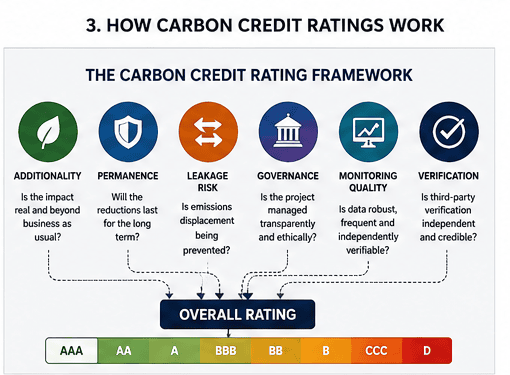 ICVCM Core Carbon Principles CCP label and carbon credit quality ratings tier