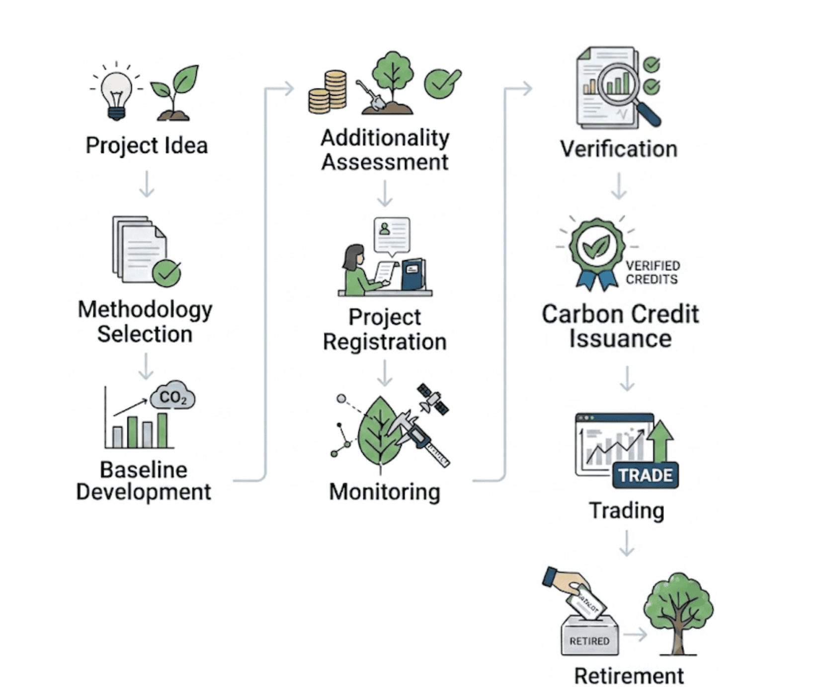 Carbon Credit Lifecycle