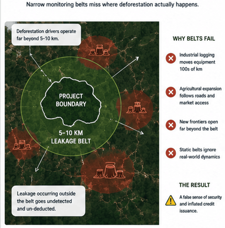 Leakage belt monitoring limitations