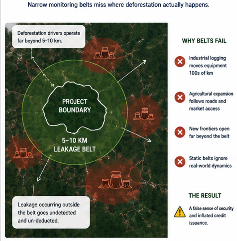Leakage belt monitoring limitations