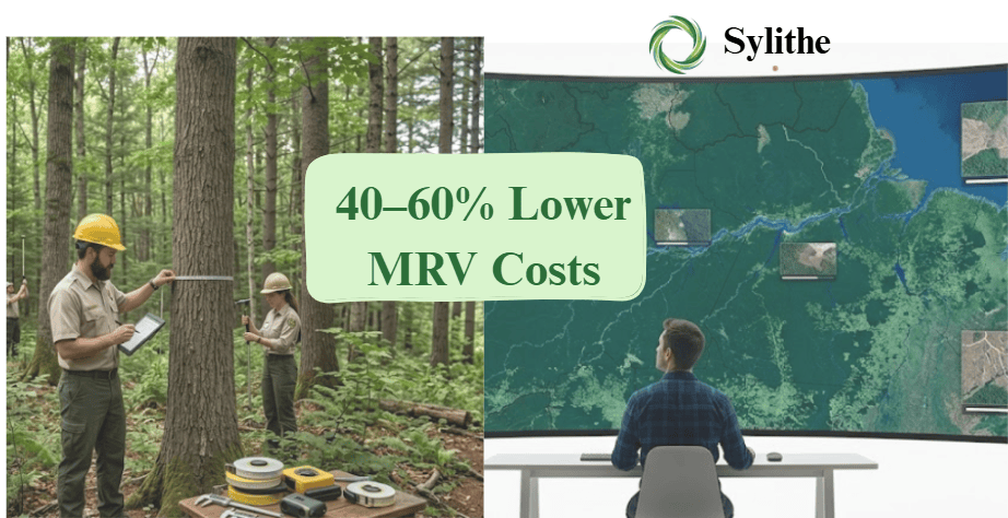 How Sylithe Reduces MRV Costs by 40–60% for Carbon Project Developers