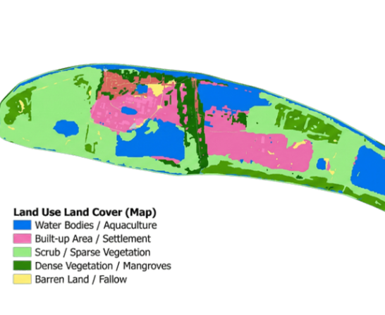 Sylithe LULC land use land cover classification map