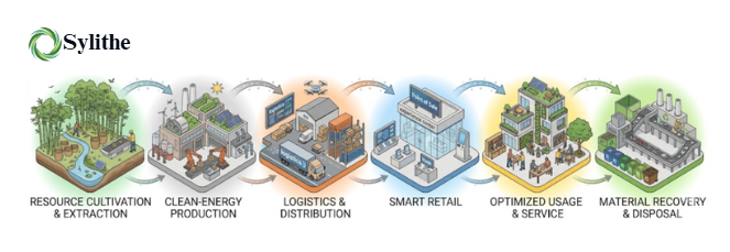 Visual representation of Scope 3 value chain emissions